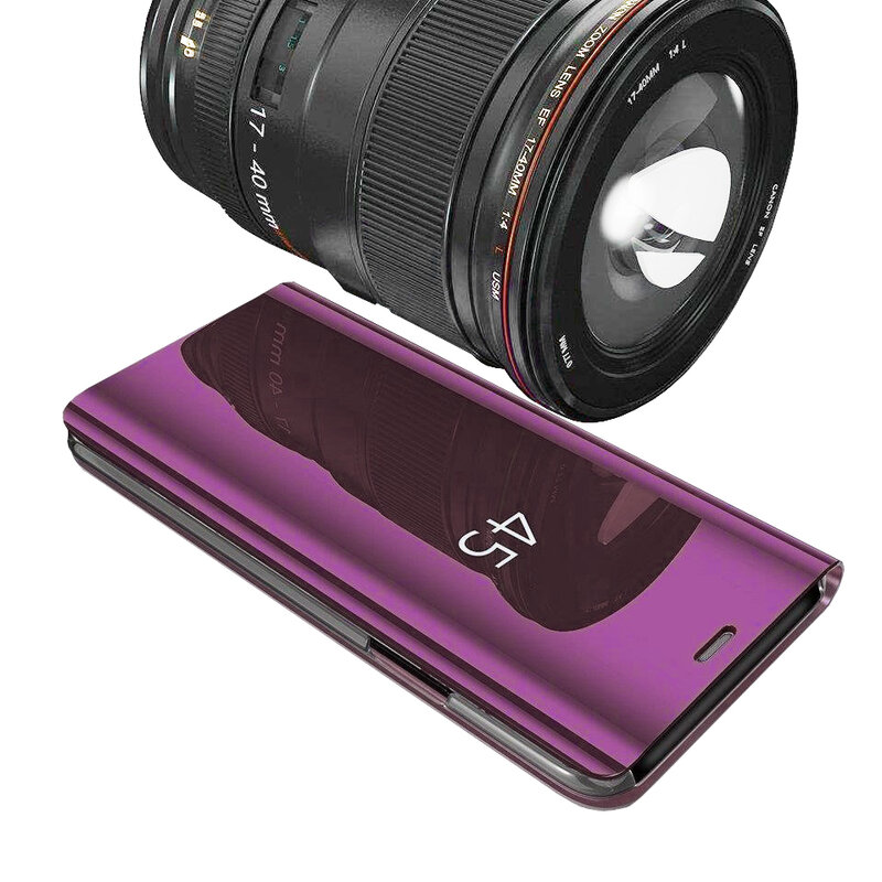 Husa Samsung Galaxy A41 Flip Standing Cover - Purple