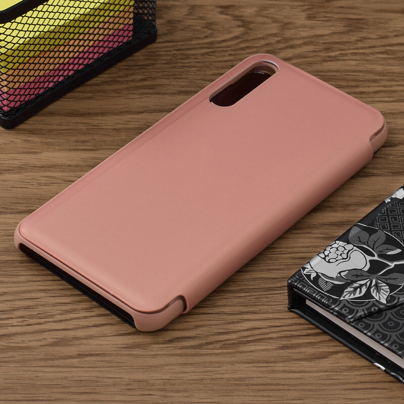 Husa Samsung Galaxy A50 Flip Standing Cover - Pink