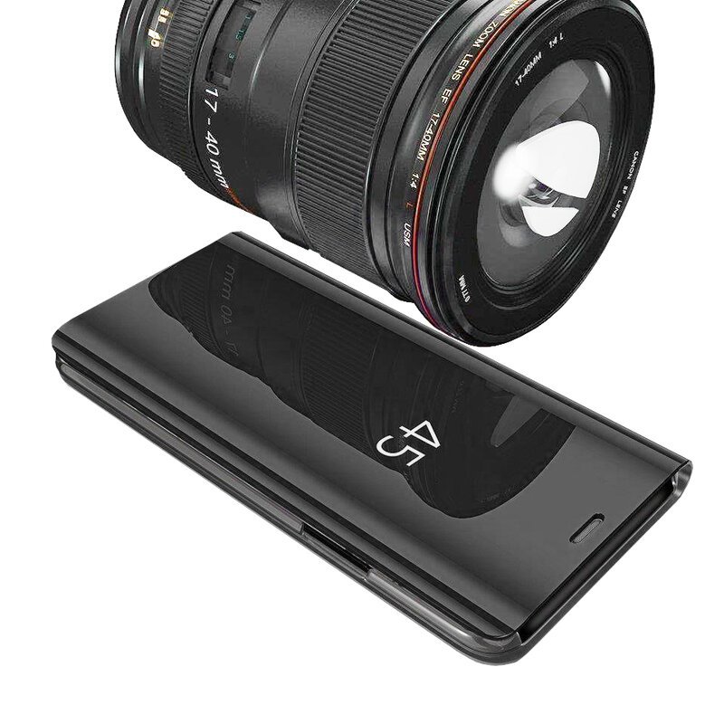 Husa Samsung Galaxy M30s Flip Standing Cover - Black