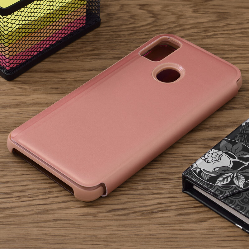 Husa Samsung Galaxy M21 Flip Standing Cover - Pink