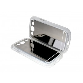 Husa Samsung Galaxy S3 Neo i9301 / S3 i9300 TPU Mirror Argintiu