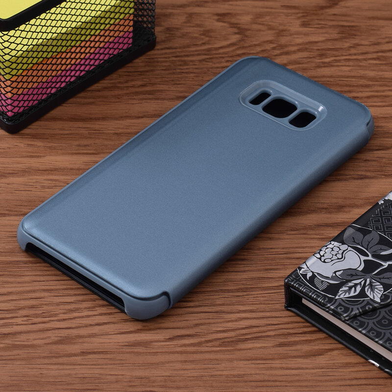 Husa Samsung Galaxy S8 Flip Standing Cover - Blue