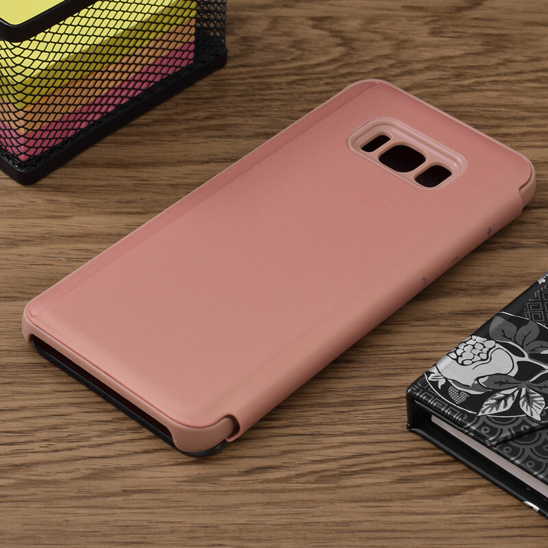 Husa Samsung Galaxy S8 Flip Standing Cover - Pink