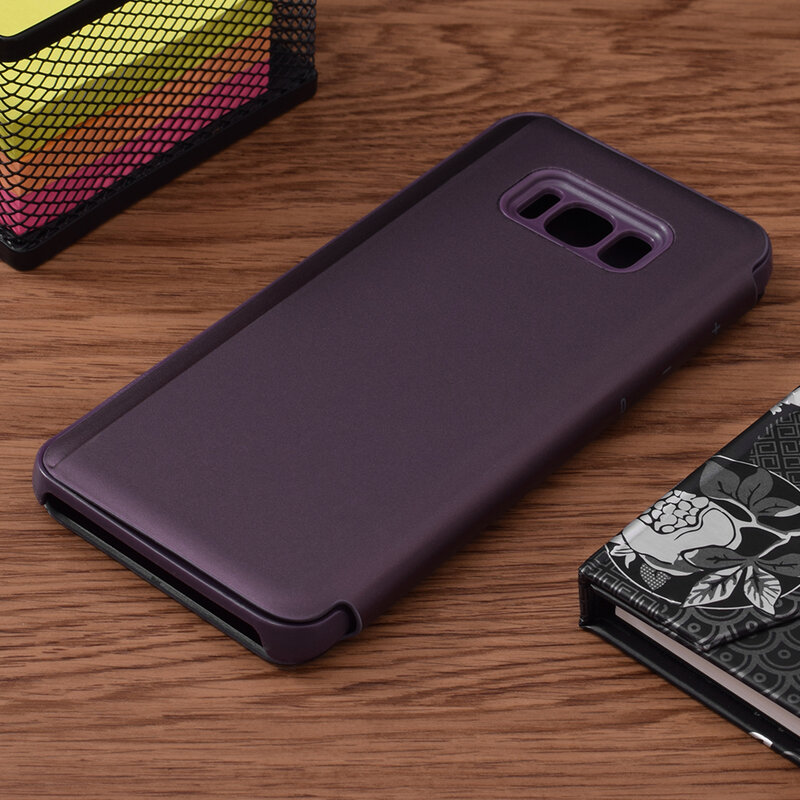 Husa Samsung Galaxy S8+, Galaxy S8 Plus Flip Standing Cover - Purple