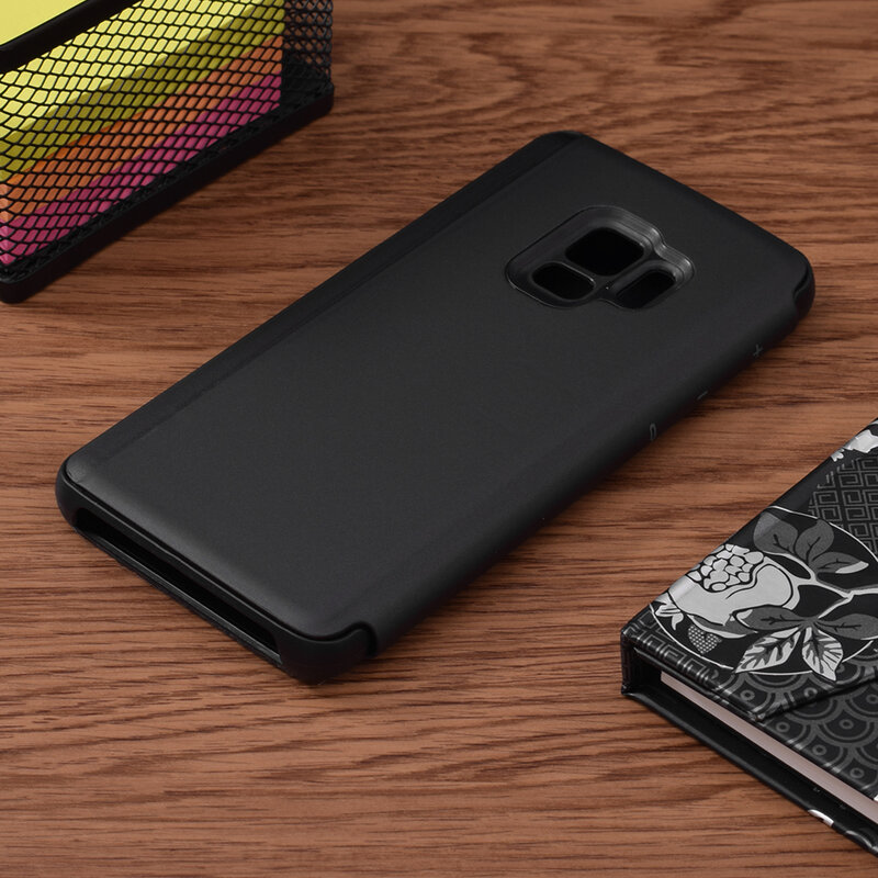 Husa Samsung Galaxy S9 Flip Standing Cover - Black