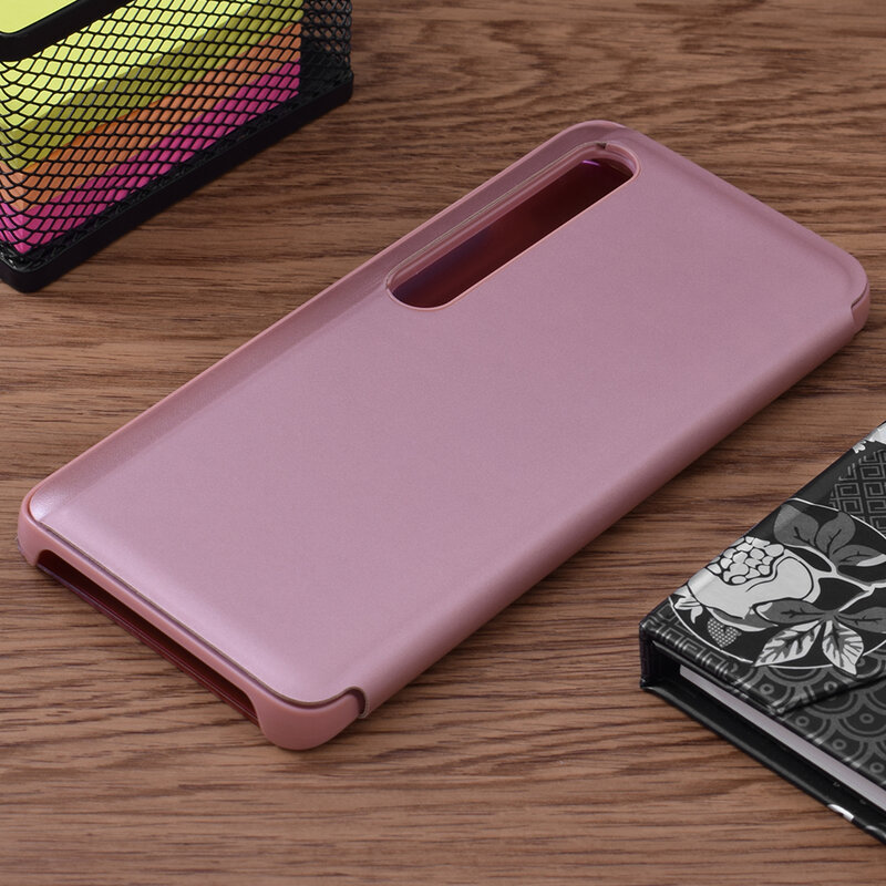 Husa Xiaomi Mi 10 Flip Standing Cover - Pink