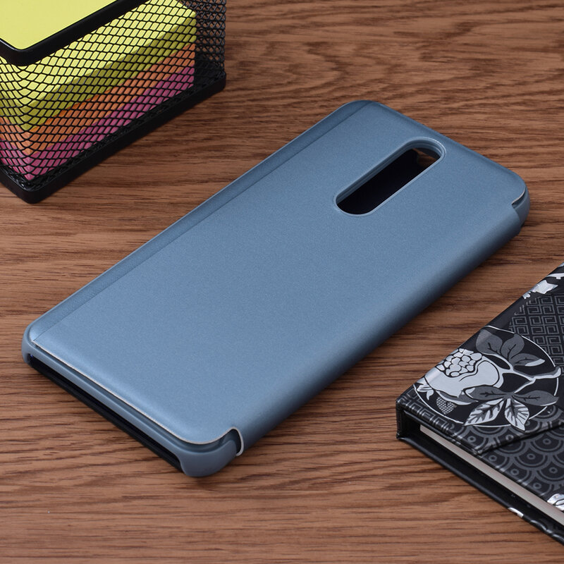 Husa Xiaomi Redmi K30 5G Flip Standing Cover - Blue