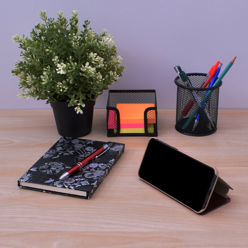 Husa Xiaomi Redmi Note 8 Flip Standing Cover - Gold