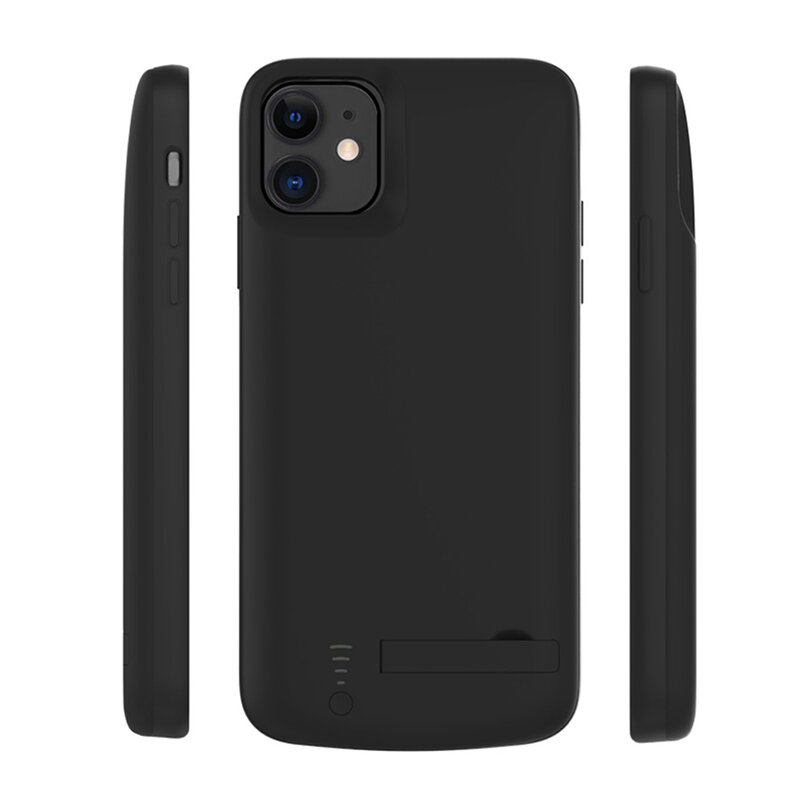 Husa cu baterie iPhone 11 Techsuit Power Pro, 6000mAh, negru