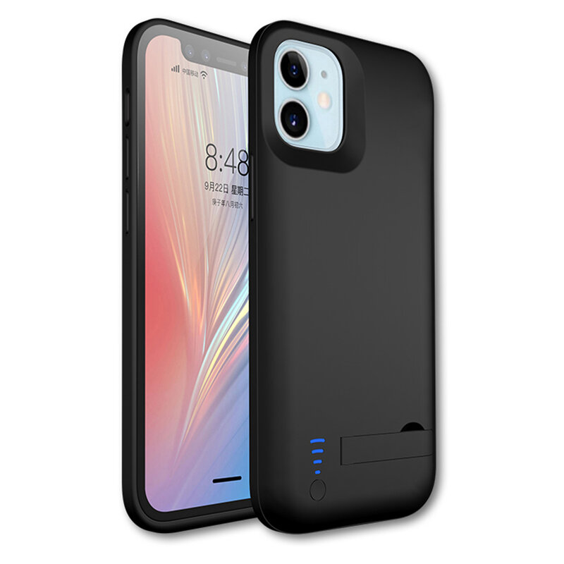 Husa cu baterie iPhone 11 Techsuit Power Pro, 6000mAh, negru