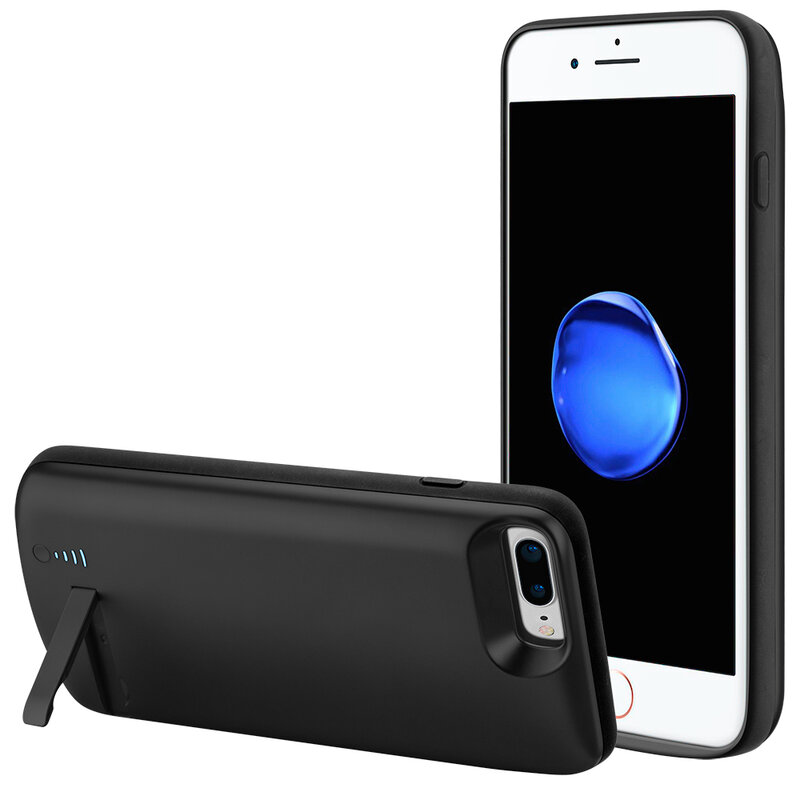 Husa cu baterie iPhone 7 Plus Techsuit Power Pro, 8000mAh, negru