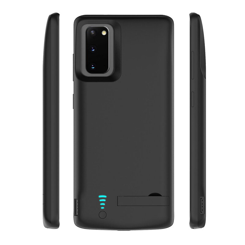 Husa cu baterie Samsung Galaxy S20 Techsuit Power Pro, 5000mAh, negru