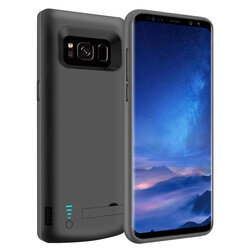 Husa cu baterie Samsung Galaxy S8+, Galaxy S8 Plus Techsuit Power Pro, 6500mAh, negru