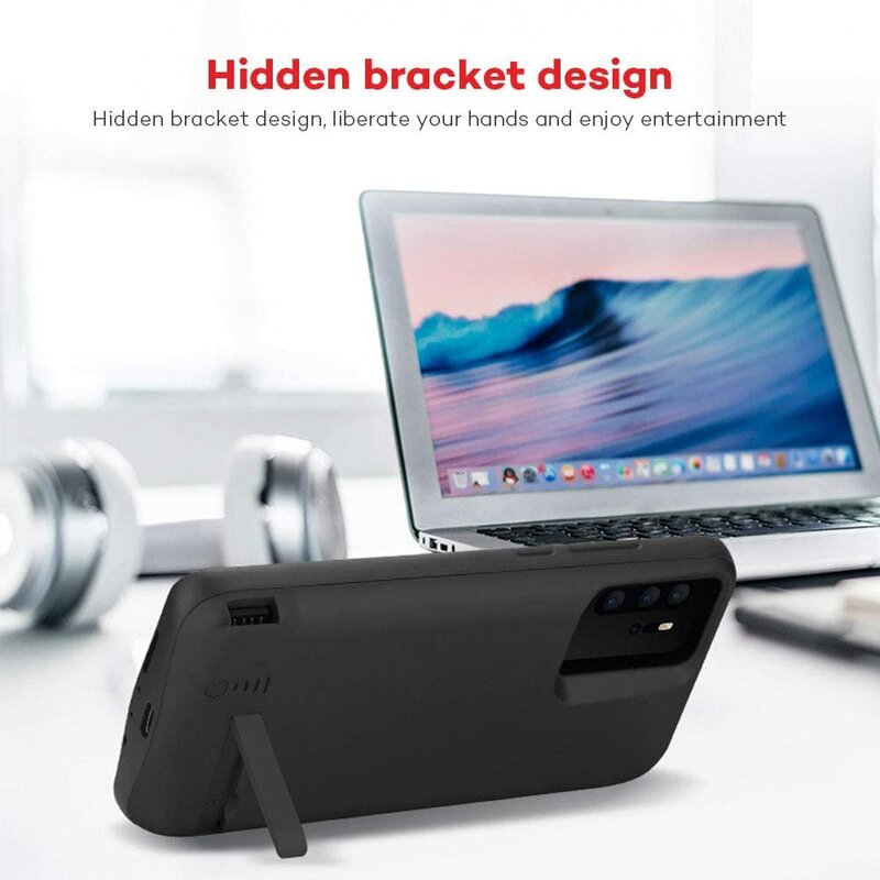 Husa cu baterie Huawei P30 Pro Techsuit Power Pro, 5000mAh, negru