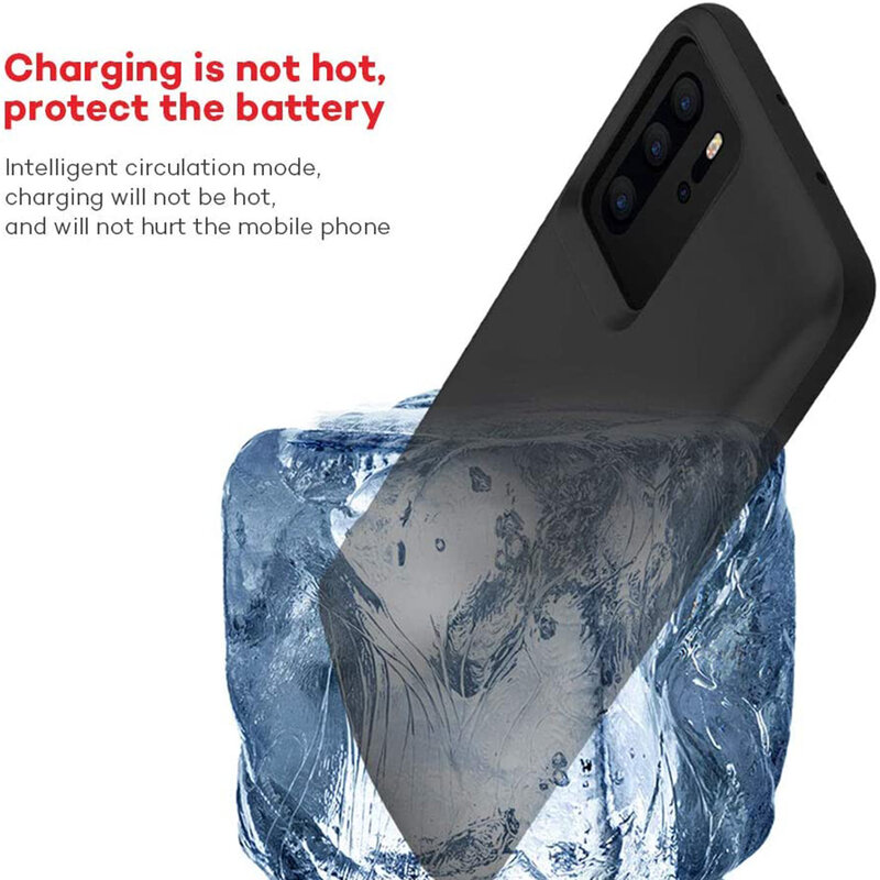 Husa cu baterie Huawei P30 Pro Techsuit Power Pro, 5000mAh, negru