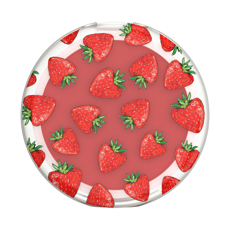 Popsockets Original, Suport Cu Functii Multiple, PopLips Strawberry Feels