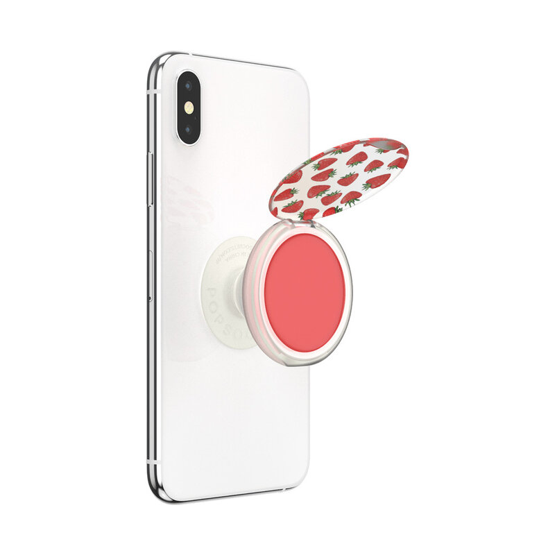 Popsockets Original, Suport Cu Functii Multiple, PopLips Strawberry Feels