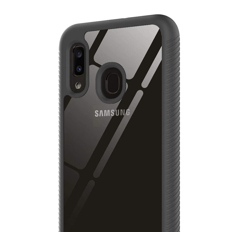 [Pachet 360°] Husa + Folie Samsung Galaxy A20e Techsuit Defense, Negru