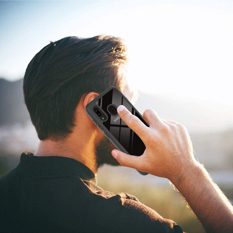 [Pachet 360°] Husa + Folie Samsung Galaxy A20e Techsuit Defense, Negru