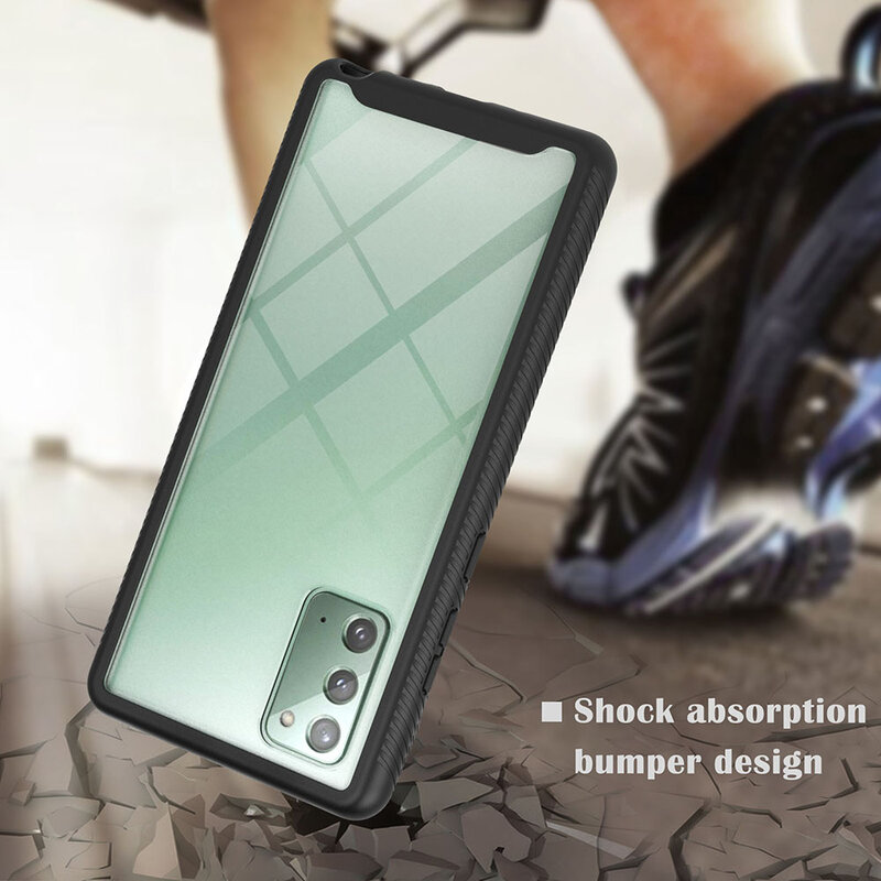 [Pachet 360°] Husa + Folie Samsung Galaxy Note 20 Techsuit Defense, Negru