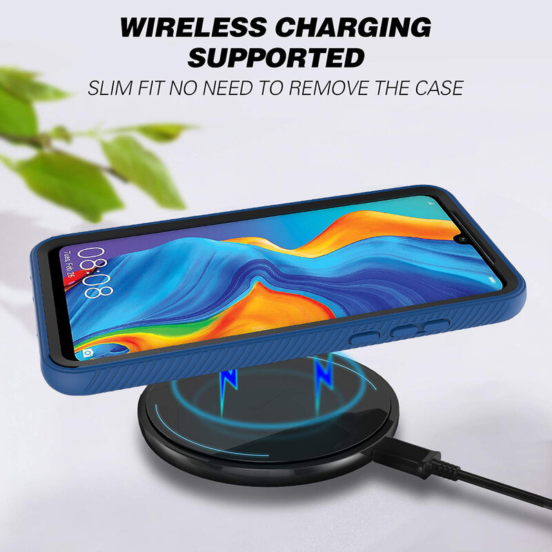 [Pachet 360°] Husa + Folie Huawei P30 Lite Techsuit Defense, Negru