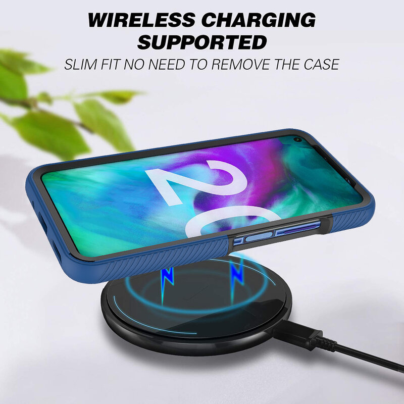 [Pachet 360°] Husa + Folie Huawei Nova 5T Techsuit Defense, Negru