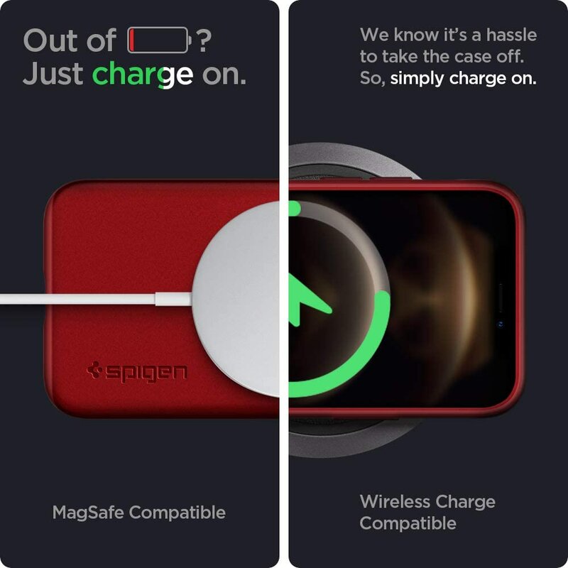 Husa iPhone 12 Pro Spigen Thin Fit - Rosu