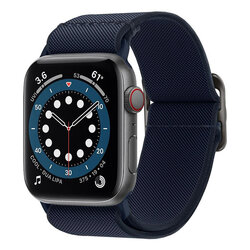 Curea Apple Watch SE 44mm Spigen Lite Fit, Bleumarin