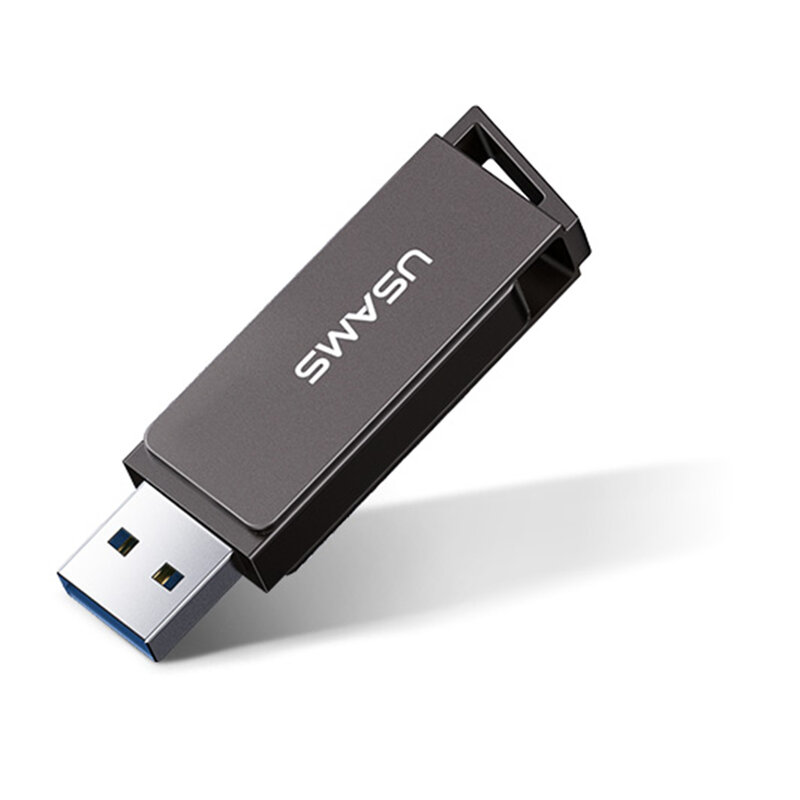 Stick de memorie USB 128GB USAMS flash drive, gri, US-ZB197
