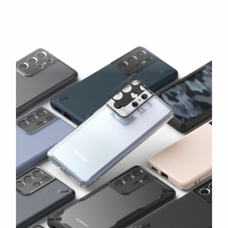 Protectie camera Samsung Galaxy S21 Ultra 5G Ringke Camera Styling, negru