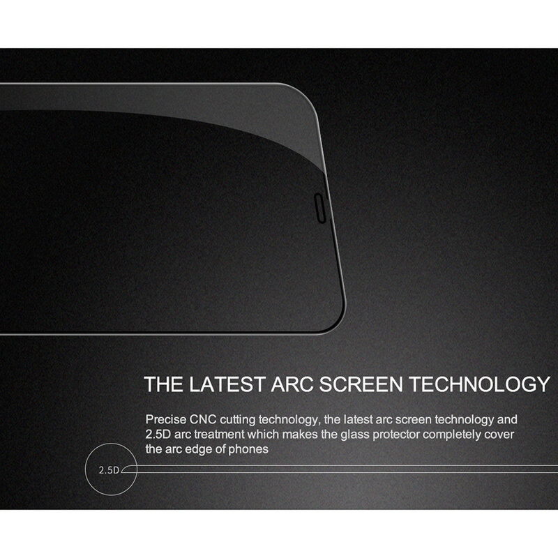 Folie sticla iPhone 12 Nillkin Amazing CP, Negru