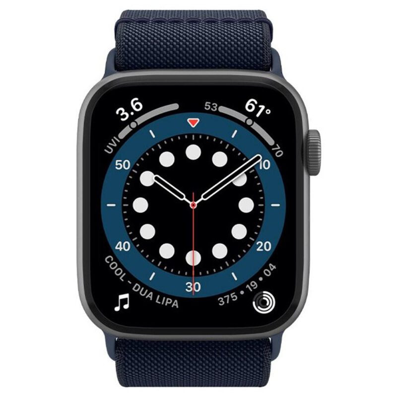 Curea Apple Watch 1 42mm Spigen Lite Fit, Bleumarin