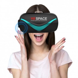 VR SPACE Ochelari 3D Realitate Virtuala cu touchpad si taste control - Negri