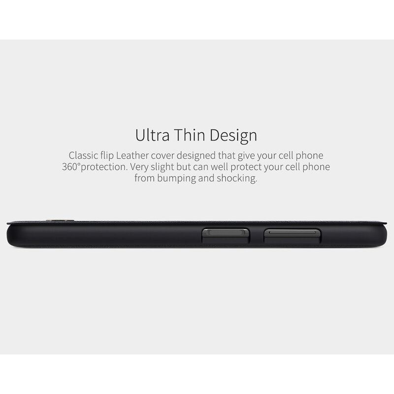 Husa Xiaomi Poco X3 Nillkin QIN Leather, maro