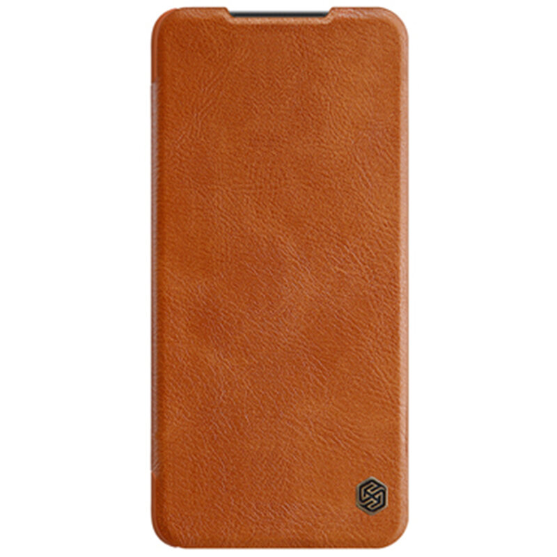 Husa Xiaomi Poco X3 NFC Nillkin QIN Leather, maro