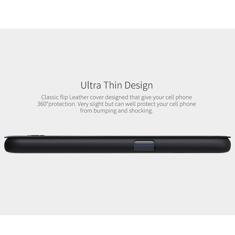 Husa OnePlus Nord N100 Nillkin QIN Leather, rosu