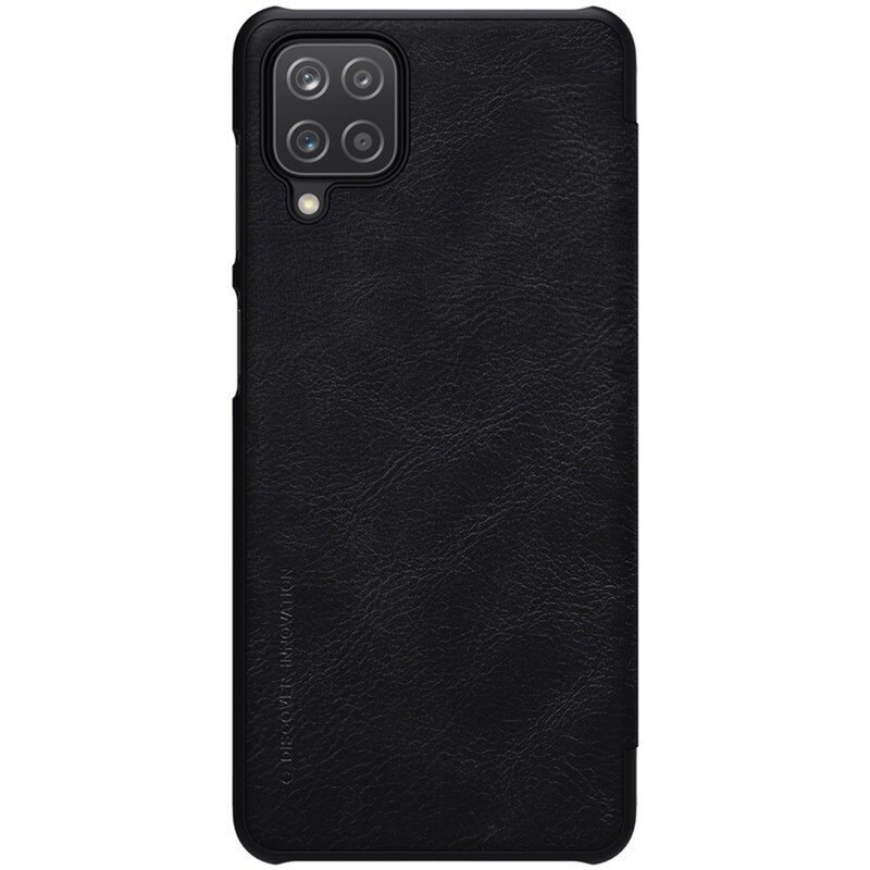 Husa Samsung Galaxy A12 Nillkin QIN Leather, negru