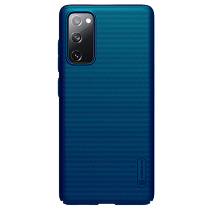 Husa Samsung Galaxy S20 FE Nillkin Super Frosted Shield, albastru