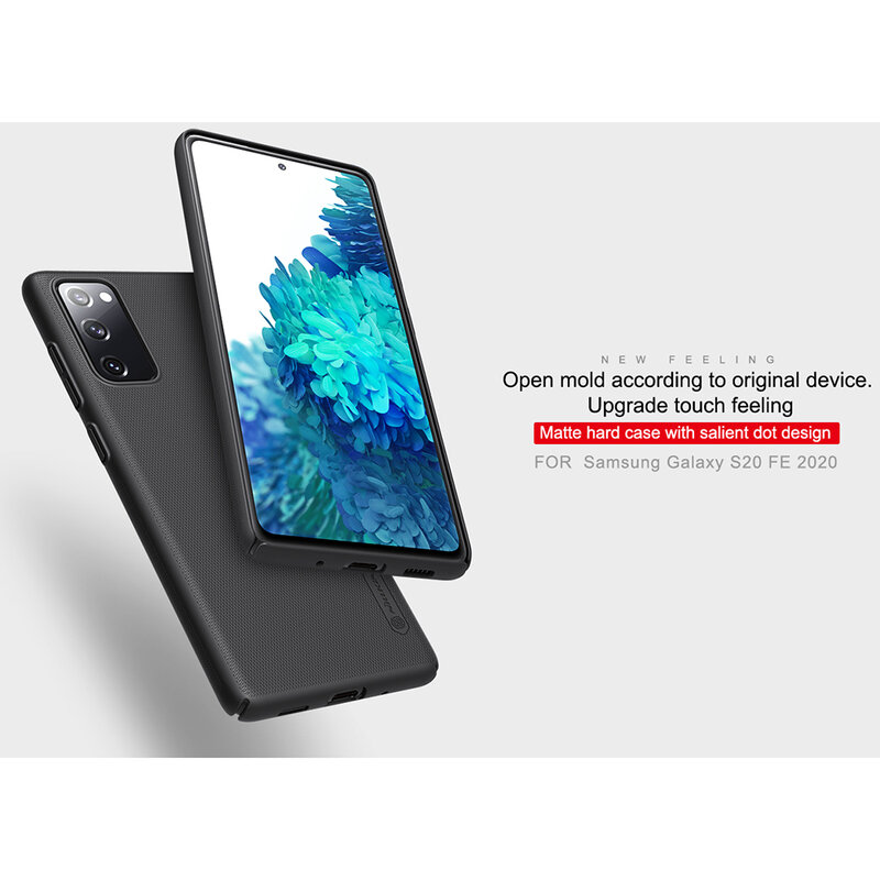Husa Samsung Galaxy S20 FE Nillkin Super Frosted Shield, negru
