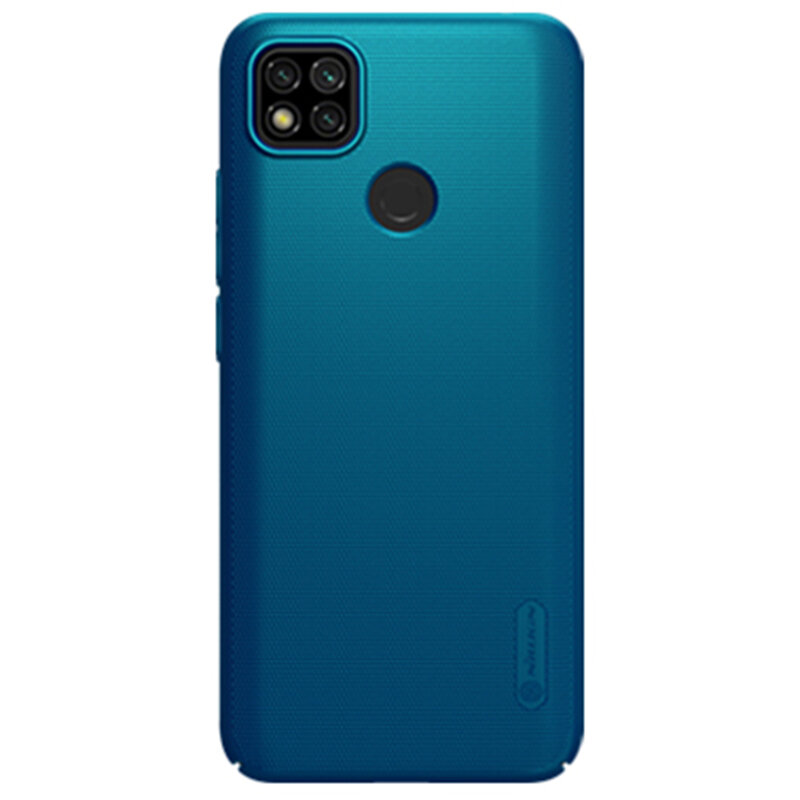 Husa Xiaomi Redmi 9C Nillkin Super Frosted Shield, albastru
