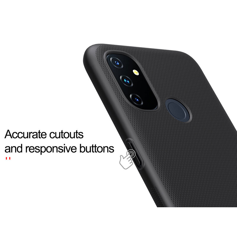 Husa OnePlus Nord N100 Nillkin Super Frosted Shield, negru