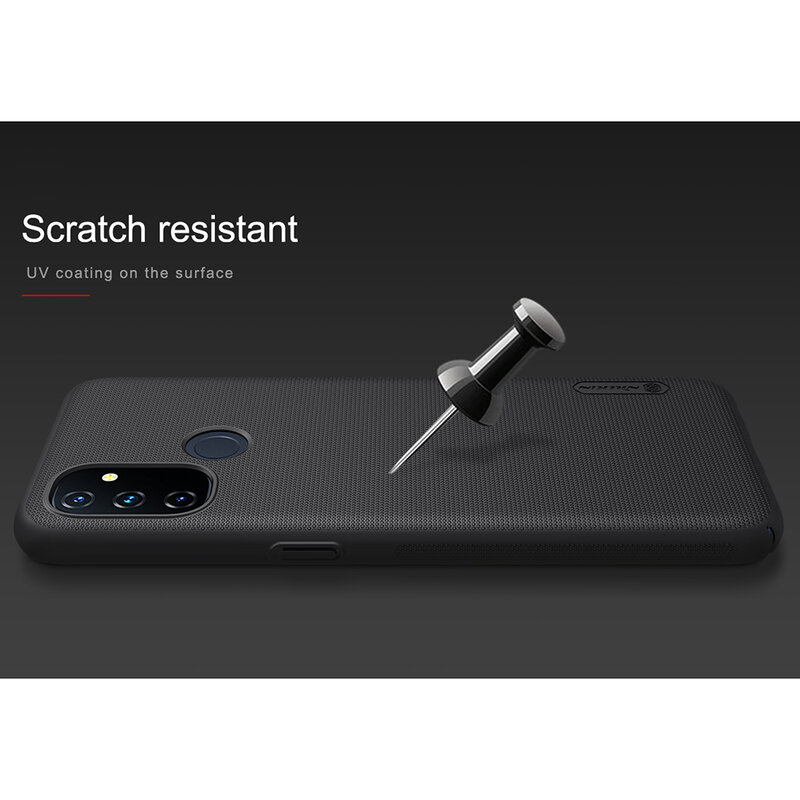 Husa OnePlus Nord N100 Nillkin Super Frosted Shield, negru