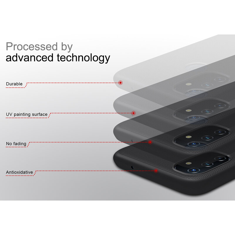 Husa OnePlus Nord N100 Nillkin Super Frosted Shield, negru