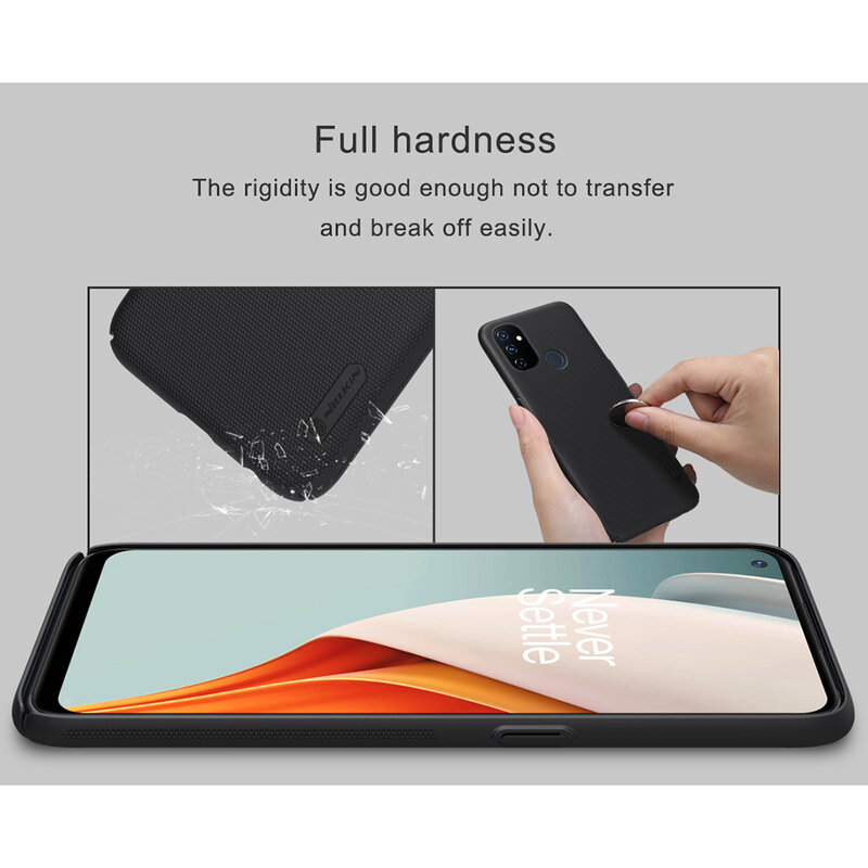 Husa OnePlus Nord N100 Nillkin Super Frosted Shield, negru
