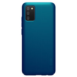 Husa Samsung Galaxy A02s Nillkin Super Frosted Shield, albastru