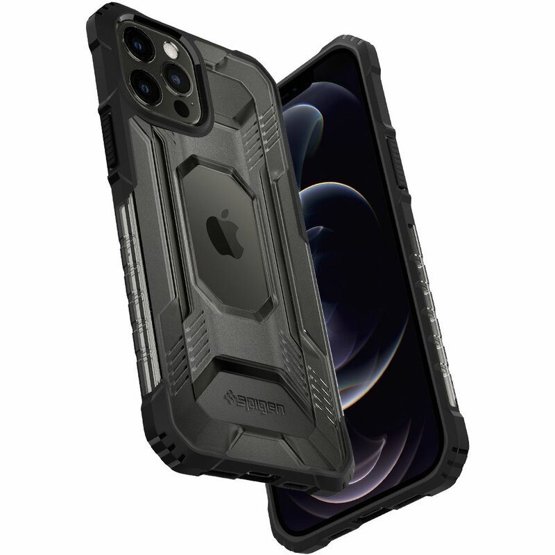 Husa iPhone 12 Pro Max Spigen Nitro Force, negru