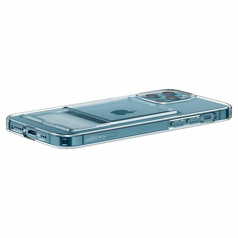Husa iPhone 12 Pro Max Spigen Crystal Slot, transparent
