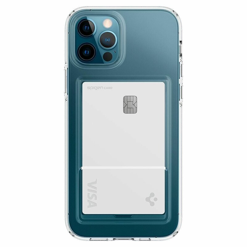 Husa iPhone 12 Pro Max Spigen Crystal Slot, transparent