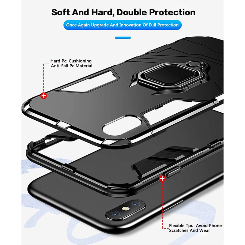 Husa iPhone X, iPhone 10 Techsuit Silicone Shield, Negru