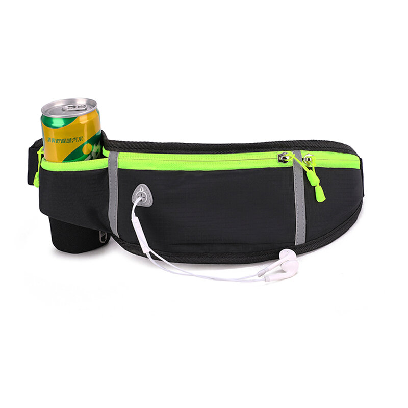 Borseta alergare Mobster cu banda reflectorizanta, albastru, CWL-1